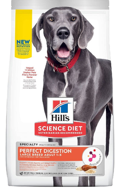 Hills Dog Adult Perfect Digestion Large Breed-Dog Food-Ascot Saddlery
