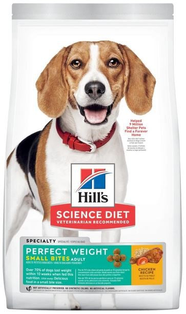 Hills Dog Adult Perfect Weight Small Bites 1.8kg-Dog Food-Ascot Saddlery