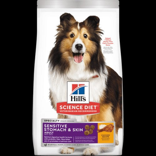 Hills Dog Adult Sensitive Stomach & Skin 1.8kg-Dog Food-Ascot Saddlery