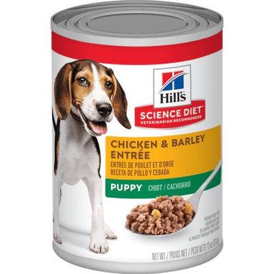 Hills Dog Wet Can Puppy Chicken & Barley 354gm-Dog Food-Ascot Saddlery