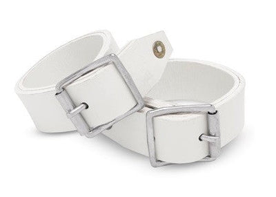 Hobble Straps Chrome Leather Pair-HORSE: Lungeing & Schooling-Ascot Saddlery