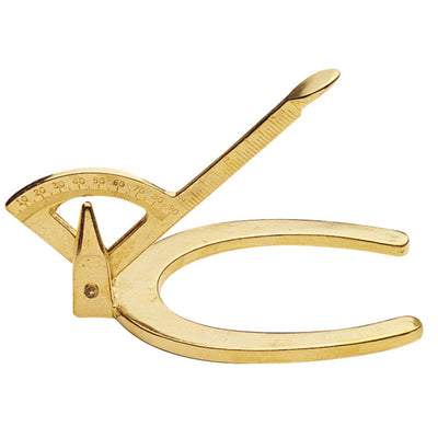 Hoof Guage Brass-STABLE: Farrier-Ascot Saddlery