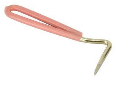 Hoof Pick Vinyl Coated Pink-STABLE: Grooming-Ascot Saddlery