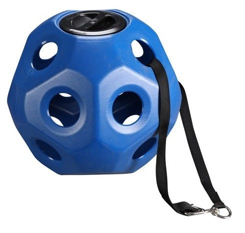 Horsemaster Slow Feed Ball Blue-STABLE: Horse Treats & Toys-Ascot Saddlery