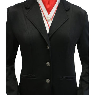 Huntington Hudson Riding Jacket Black Ladies-CLOTHING: Clothing Ladies-Ascot Saddlery