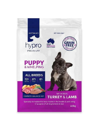 Hypro Premium Puppy Turkey & Lamb 2.5kg-Dog Food-Ascot Saddlery