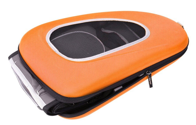 Ibiyaya Eva Pet Carrier And Stroller 5in1 Combo Tangerine-Dog Kennels Carriers & Pens-Ascot Saddlery