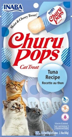 Inaba Cat Churu Pops Tuna Recipe-Cat Food & Treats-Ascot Saddlery