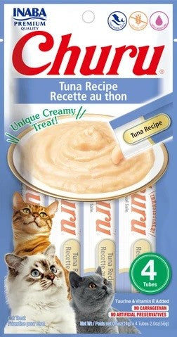 Inaba Cat Churu Tube Tuna Recipe-Cat Food & Treats-Ascot Saddlery