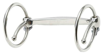 James Bit Mullen Mouth Stainless Steel-HORSE: Bits-Ascot Saddlery