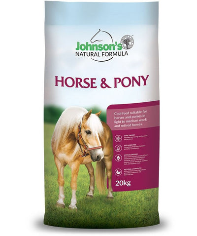 Johnsons Horse & Pony 20kg-STABLE: Horse Feed-Ascot Saddlery