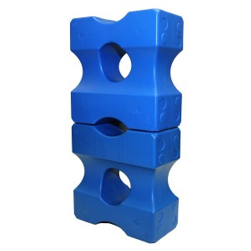 Jump Blocks Showmaster Plastic Set Of Four Blue-STABLE: Jumps & Markers-Ascot Saddlery