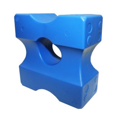 Jump Blocks Showmaster Plastic Set Of Four Blue-STABLE: Jumps & Markers-Ascot Saddlery
