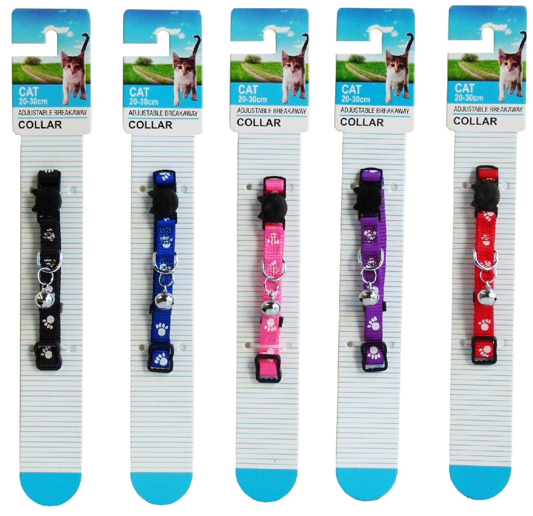 K9 Cat Collar Breakaway Black-Cat Accessories-Ascot Saddlery