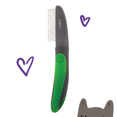 Kazoo Cat Grooming Comb-Cat Accessories-Ascot Saddlery