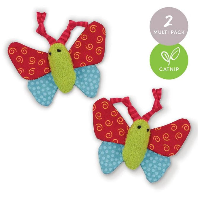 Kazoo Cat Toy Butterfly Buddies-Cat Gyms & Toys-Ascot Saddlery