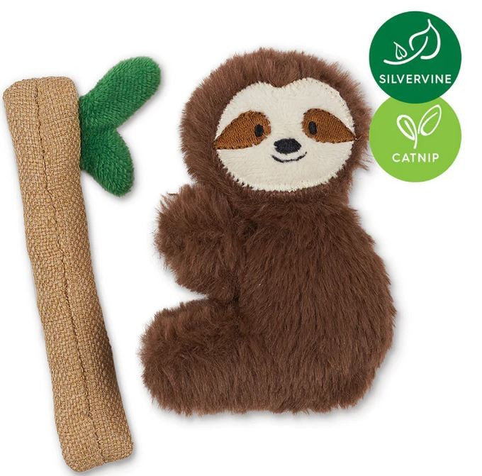 Kazoo Cat Toy Jungle Sloth-Cat Gyms & Toys-Ascot Saddlery