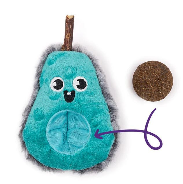 Kazoo Cat Toy Playful Avocado-Cat Gyms & Toys-Ascot Saddlery