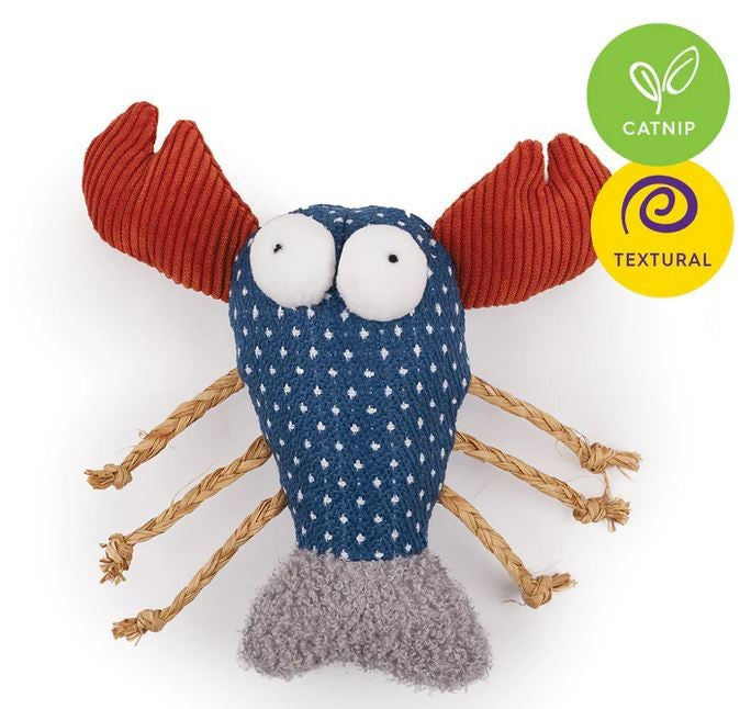 Kazoo Cat Toy Snappy Lobster-Cat Gyms & Toys-Ascot Saddlery