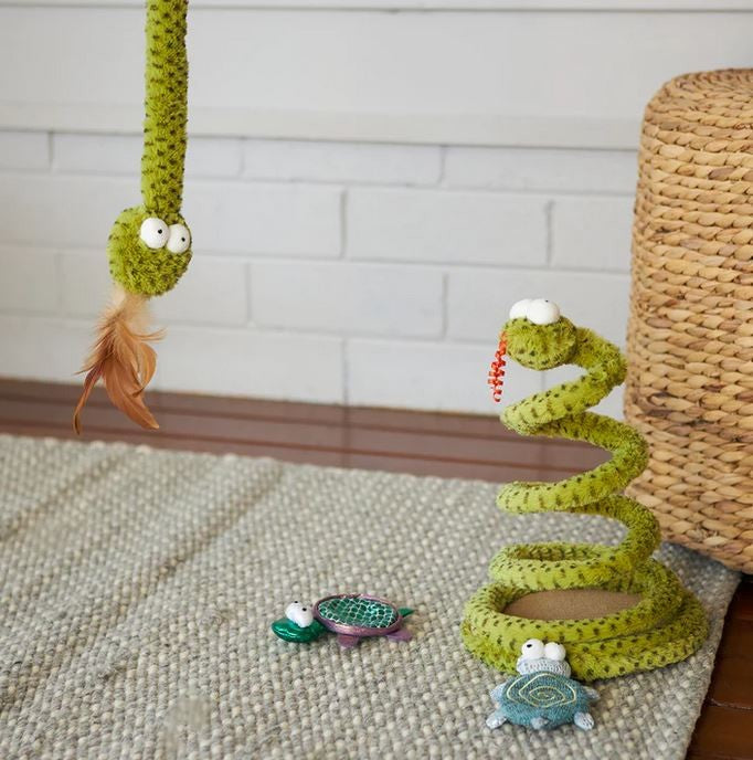Kazoo Cat Toy Springy Snake-Cat Gyms & Toys-Ascot Saddlery