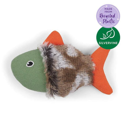 Kazoo Cat Toy Squishy Fish-Cat Gyms & Toys-Ascot Saddlery