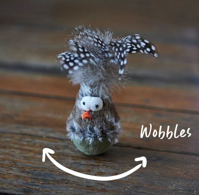 Kazoo Cat Toy Wobble Bird-Cat Gyms & Toys-Ascot Saddlery