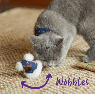 Kazoo Cat Toy Wobble Mouse-Cat Gyms & Toys-Ascot Saddlery