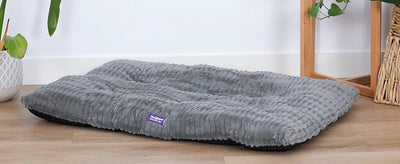 Kazoo Dog Bed Cloud Cushion Cool Grey Medium-Dog Bedding-Ascot Saddlery