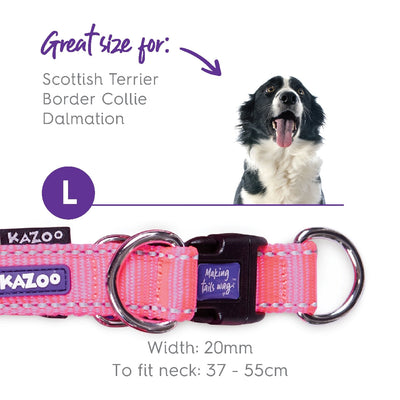 Kazoo Dog Collar Active Adjustable Bloom Burst-Dog Collars & Leads-Ascot Saddlery