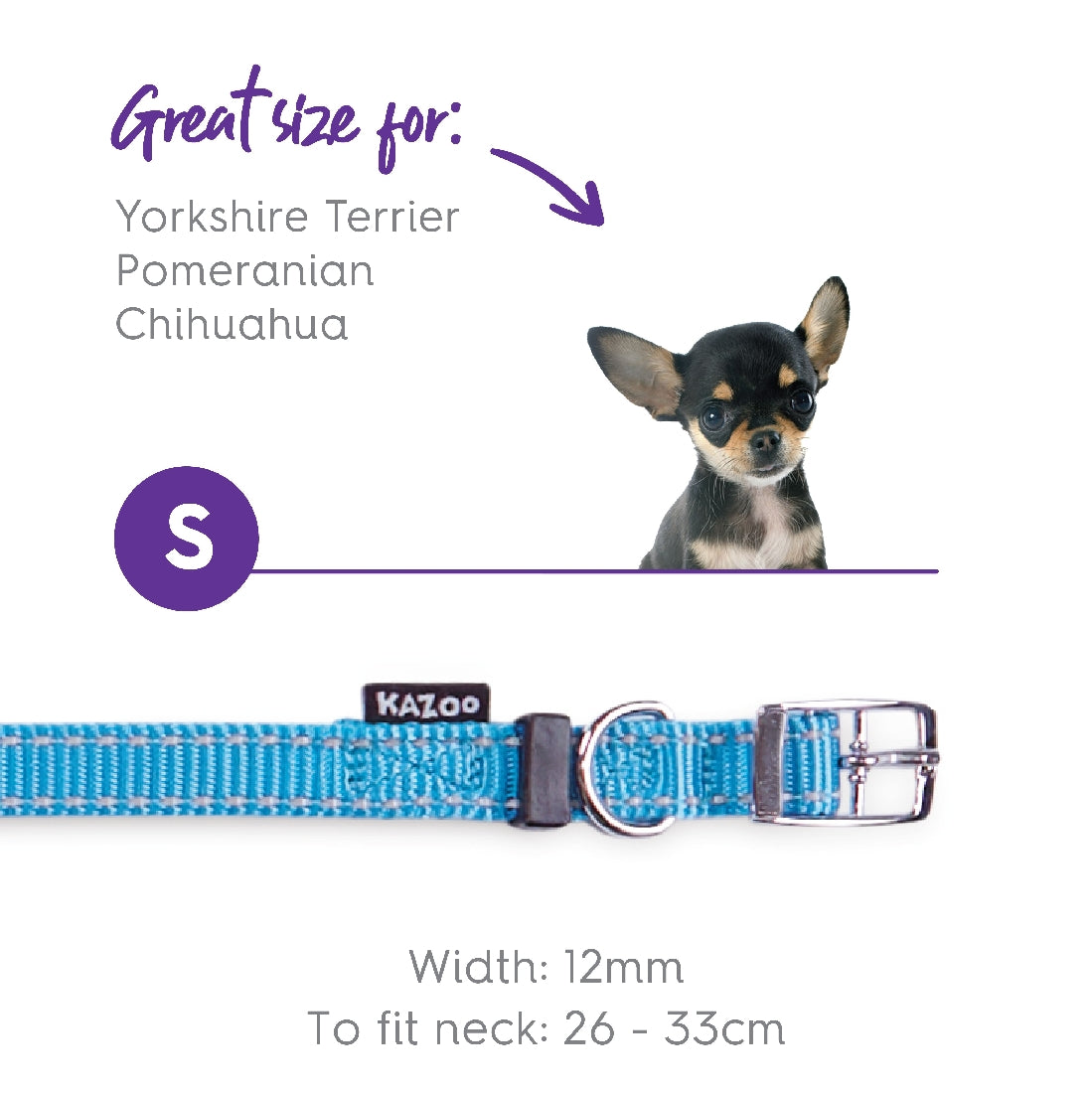 Kazoo Dog Collar Active Ocean Sunrise-Dog Collars & Leads-Ascot Saddlery