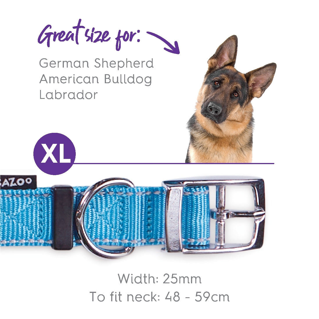 Kazoo Dog Collar Active Ocean Sunrise-Dog Collars & Leads-Ascot Saddlery
