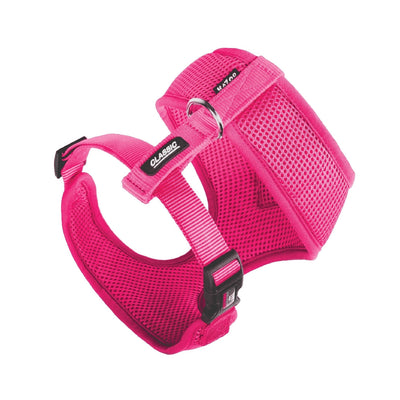 Kazoo Dog Harness Soft Classic Pink-Dog Collars & Leads-Ascot Saddlery