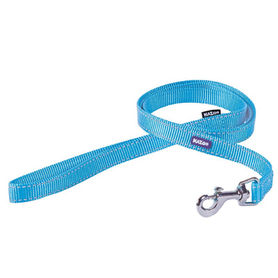 Kazoo Dog Leash Classic Aqua 1200mm-Dog Collars & Leads-Ascot Saddlery