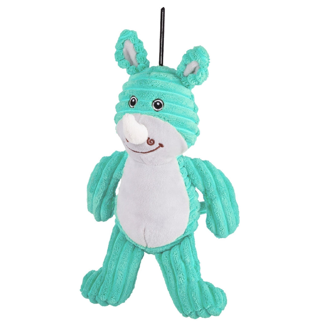 Kazoo Dog Toy Furries Funky Rhino Medium-Dog Toys-Ascot Saddlery