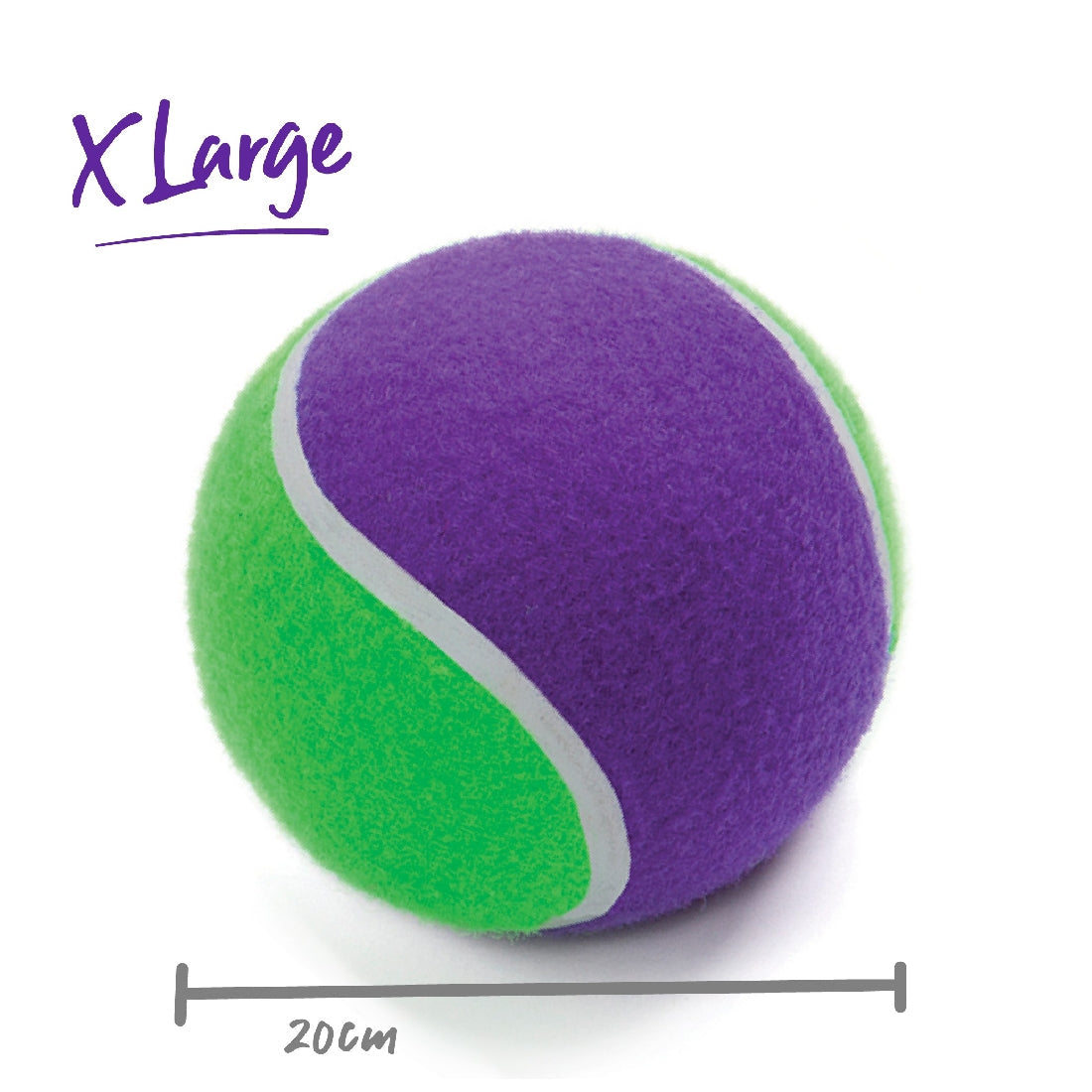 Kazoo Dog Toy Tennis Ball-Dog Toys-Ascot Saddlery