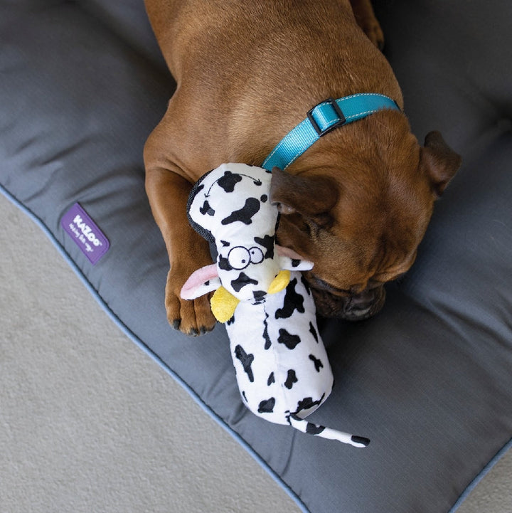 Kazoo Dog Toy Tough Cow-Dog Toys-Ascot Saddlery