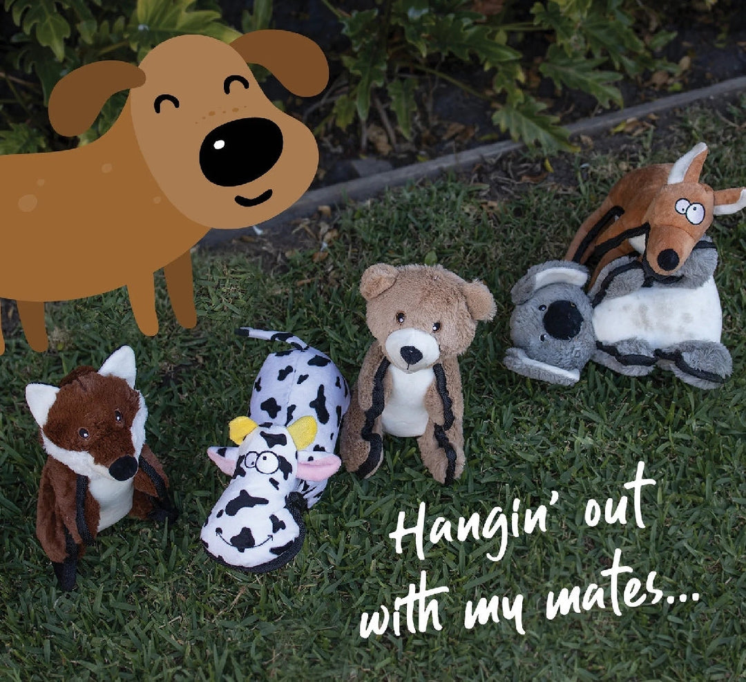 Kazoo Dog Toy Tough Cow-Dog Toys-Ascot Saddlery