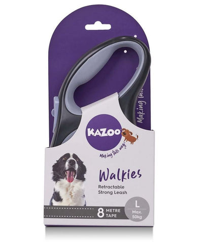 Kazoo Retractable Lead Large 5mt-Dog Collars & Leads-Ascot Saddlery