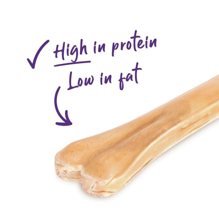 Kazoo Treat Rawhide Pressed Bone 20cm Pack Of 4-Dog Treats-Ascot Saddlery