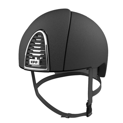 Kep Cromo 2 Jockey Textured Grey Helmet-RIDER: Helmets-Ascot Saddlery