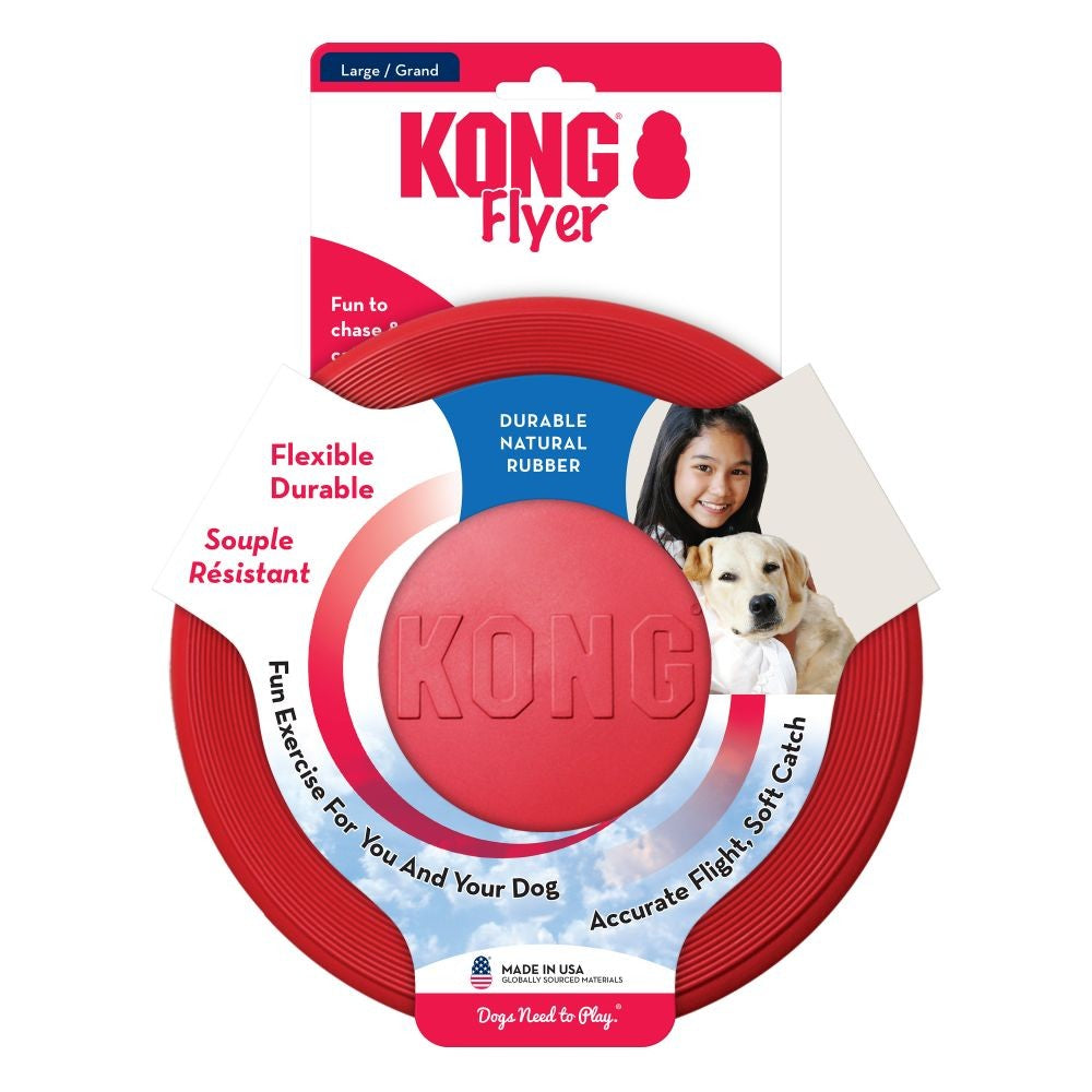 Kong Dog Toy Flyer Large-Dog Toys-Ascot Saddlery