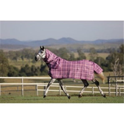 Koolmaster Shade Mesh Combo Pink & Purple-RUGS: Summer Rugs, Neck Rugs & Hoods-Ascot Saddlery