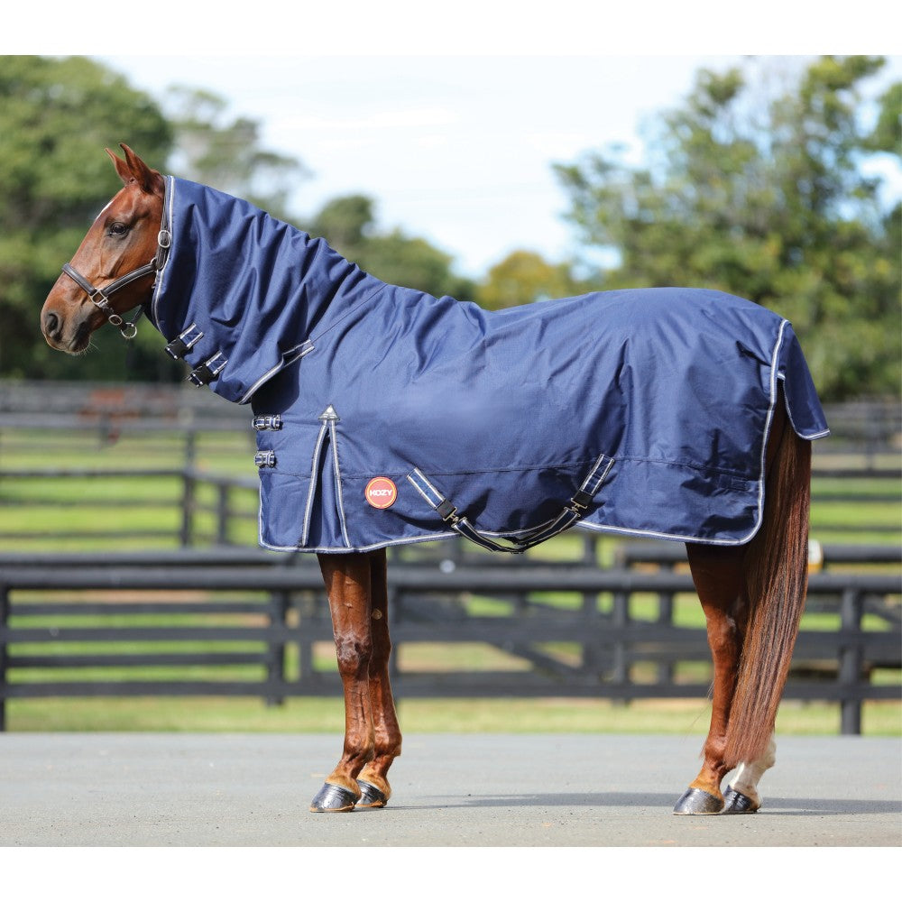 Kozy Combo 1200 Denier Navy-RUGS: Winter Rugs, Neck Rugs & Hoods-Ascot Saddlery