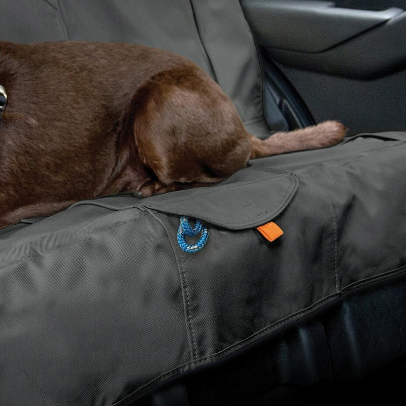 Kurgo Car Seat Cover Bench Wander Charcoal-Dog Accessories-Ascot Saddlery