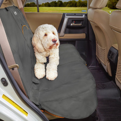 Kurgo Car Seat Cover Bench Wander Charcoal-Dog Accessories-Ascot Saddlery