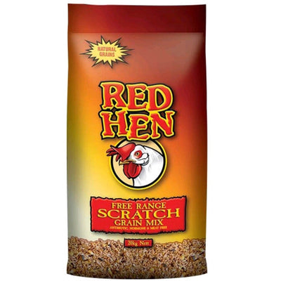 Laucke Red Hen Scratch Grain Mix 20kg-Poultry-Ascot Saddlery
