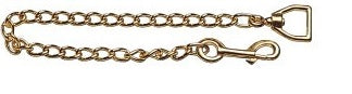 Lead Chain Heavy Solid Brass 30"-HORSE: Leads & Snap Hooks-Ascot Saddlery