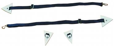 Leg Strap Webb & Patch Pair-RUGS: Rug Accessories-Ascot Saddlery