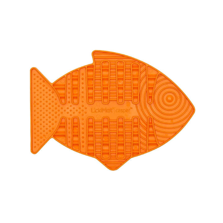 Lickimat Cat Casper Slow Food Orange-Cat Accessories-Ascot Saddlery