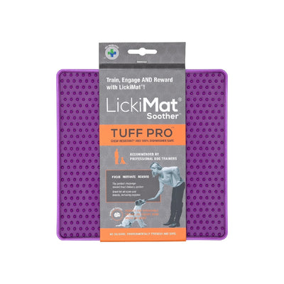 Lickimat Pro Tuff Soother Licking Mat Purple-Dog Accessories-Ascot Saddlery